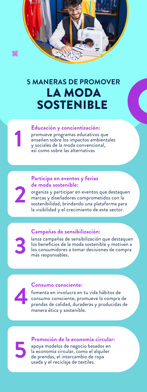 5 manera de promover la moda sostenible