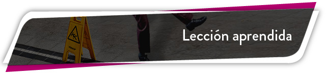Lección aprendida