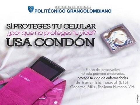 Recomendaciones del Poli sobre usa condón