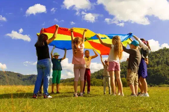 niños jugando